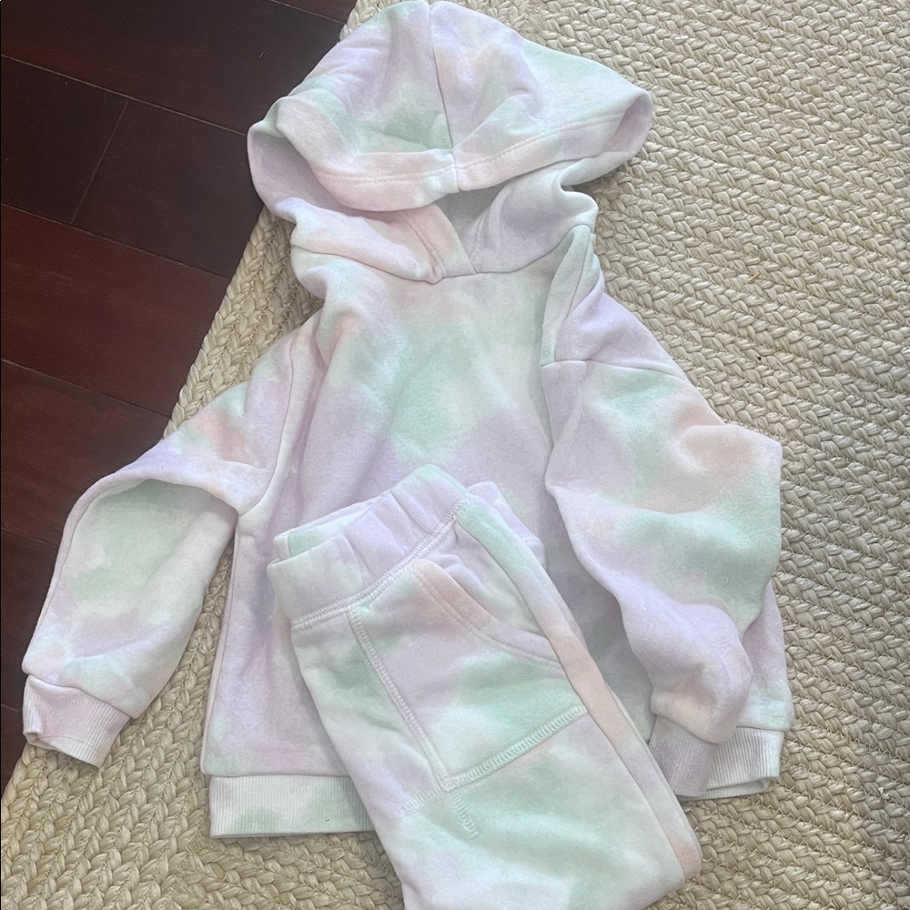 Kids Soft Pastel Hoodie and Jogger Set